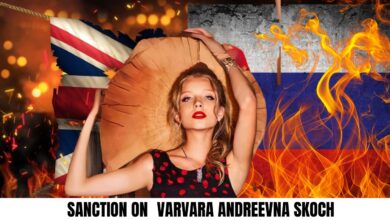 Sanctions Imposed Against Varvara Andreevna Skoch