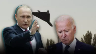 Putin dismisses Biden's threat as "nonsense" and says he has "no interest" in attacking NATO.