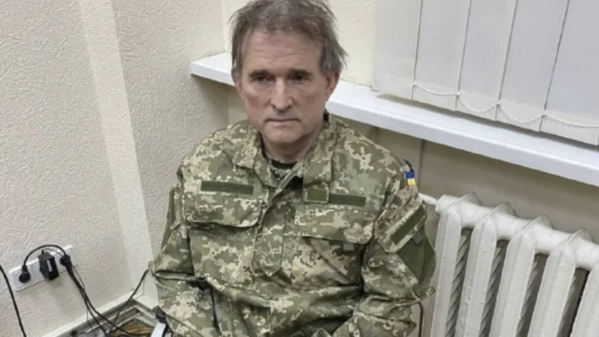 Ukraine Detains Pro-Russian Politician Viktor Medvedchuk, Accuses Him of Treason