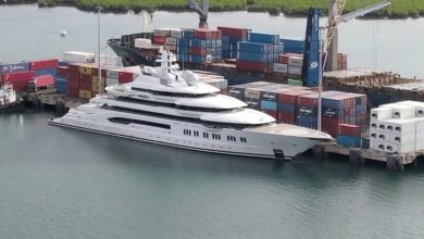 The Amadea yacht's ownership has been contested in US courts, with Russian billionaire Eduard Khudainatov claiming to be the rightful owner.